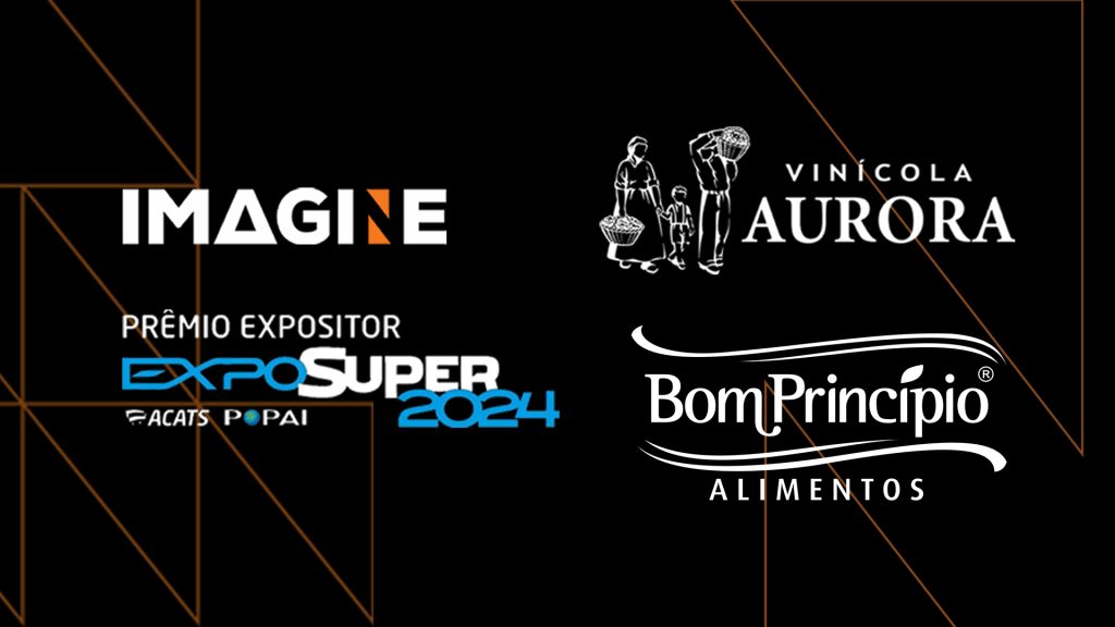 estandes da imagine na exposuper 2024 clientes aurora e bom princípio